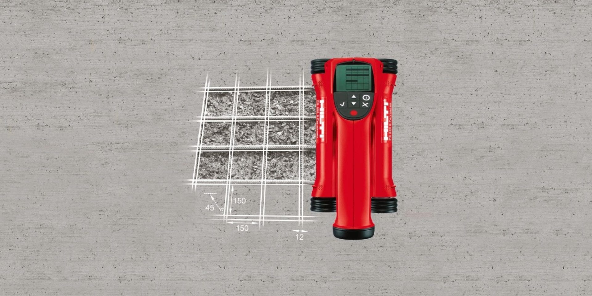 Detecting hidden pipes with Hilti Profis detection software