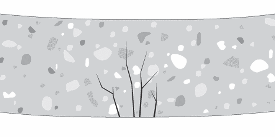 image of cracked concrete