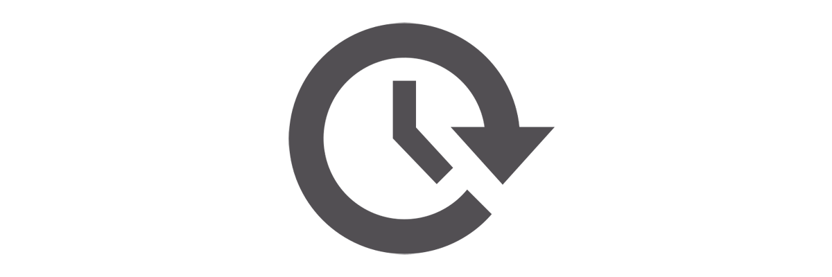 arrow clock icon