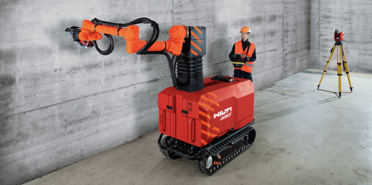Construction site robot