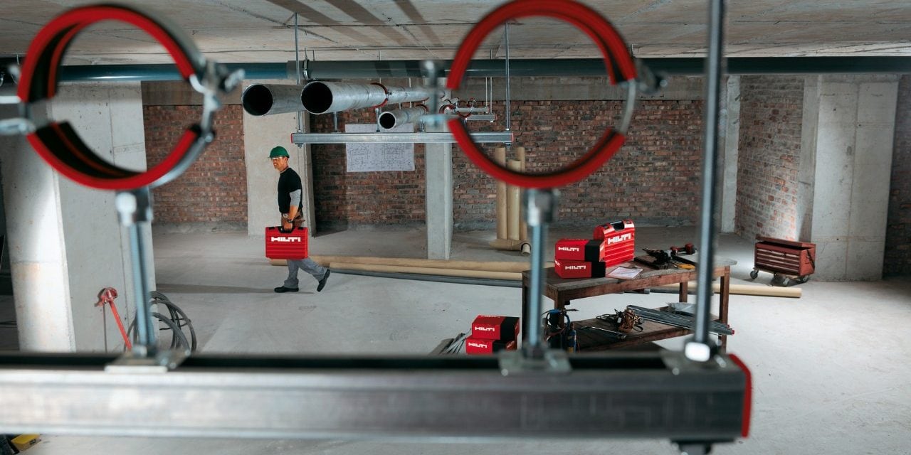 Hilti modular support systems pipe rings