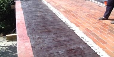 Balcony being extended