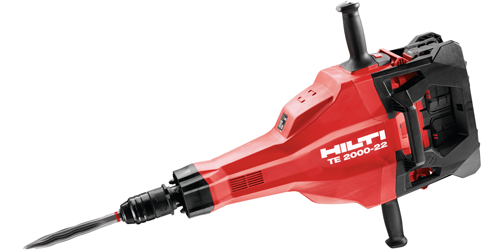 a red hilti breaker