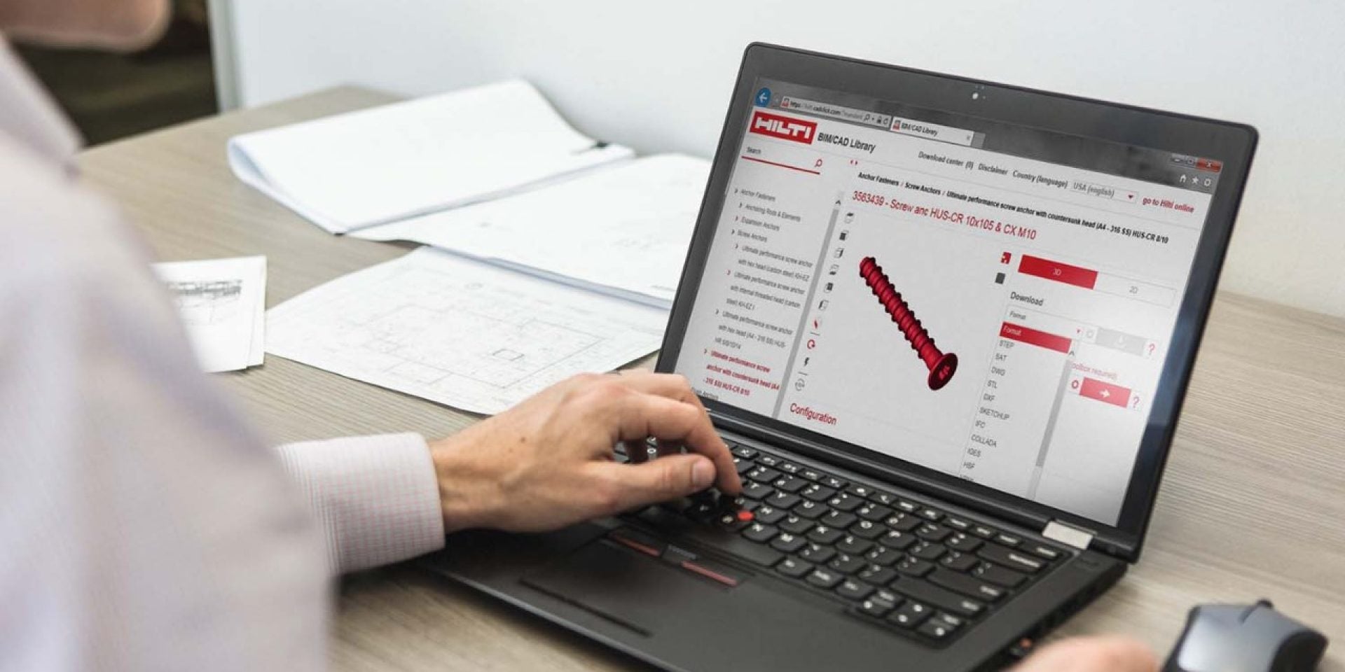 HILTI BIM CAD LIBRARIES 