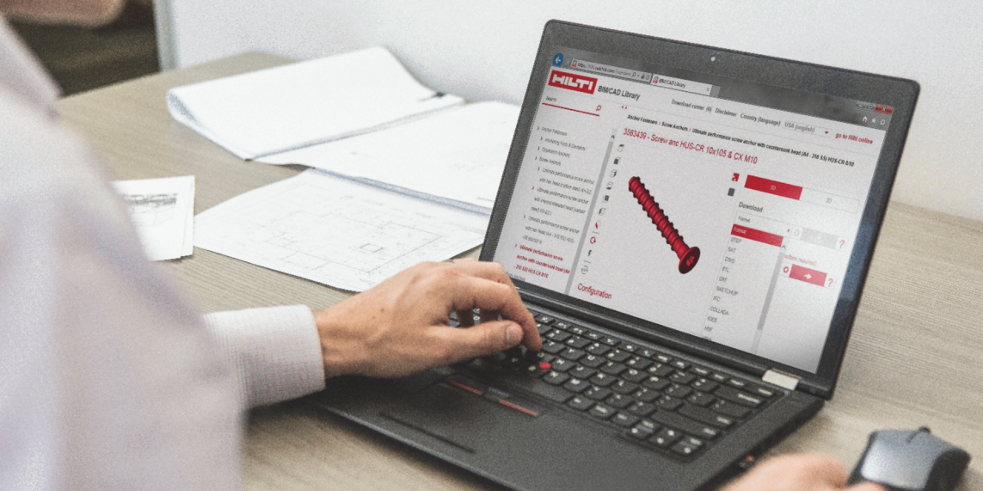 HILTI BIM CAD LIBRARIES 