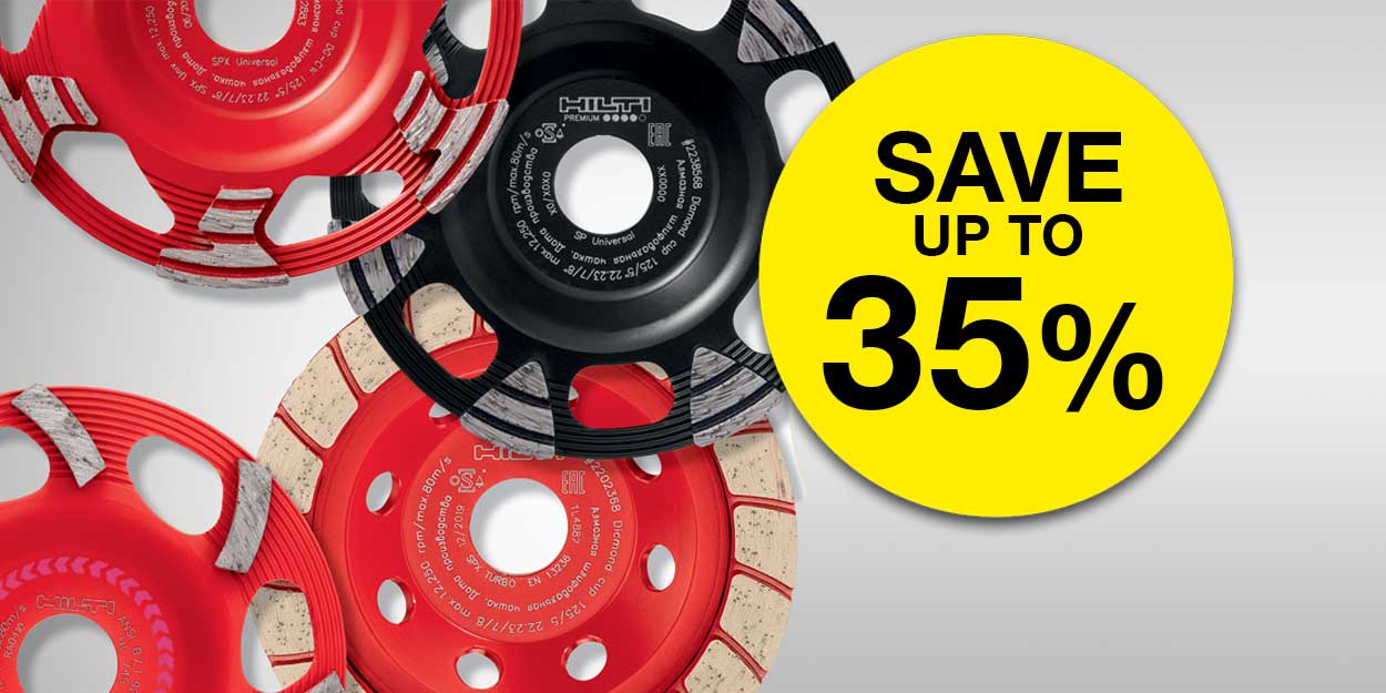 image of Hilti cup wheels