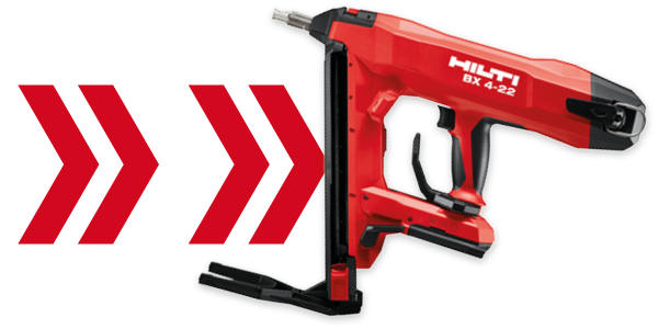 red Hilti BX4 tool