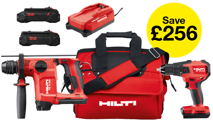 Hilti rotary hammer & drill driver bundle