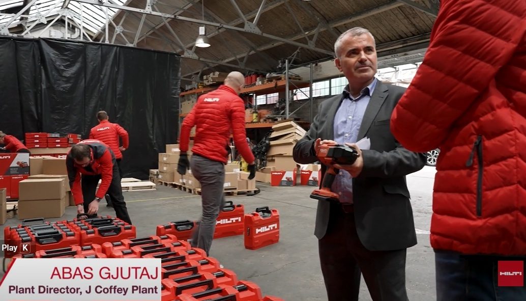 Customer sharing their positive experience about Hilti toolpark management solutions