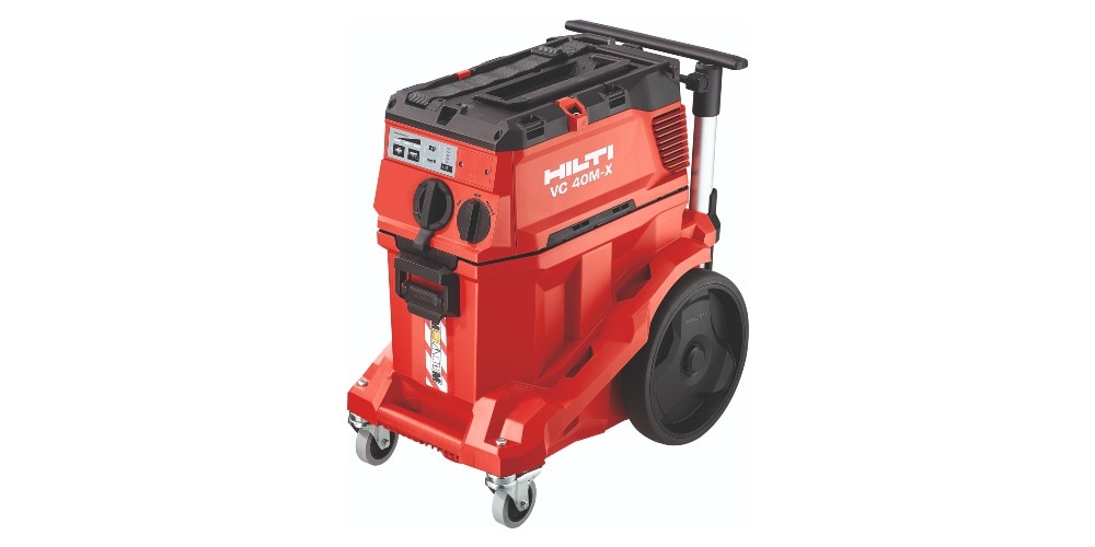 a red hilti vacuum