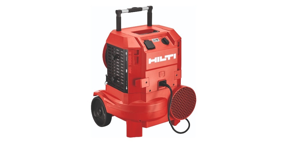 a red hilti vacuum