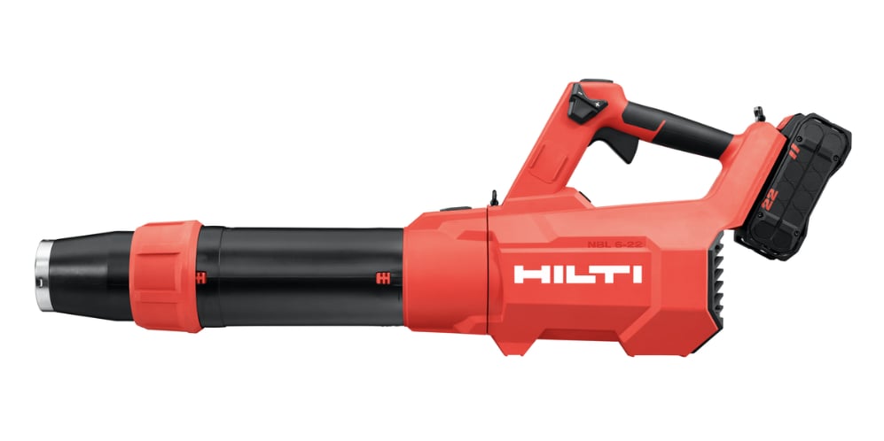 Hilti cordless blower displayed