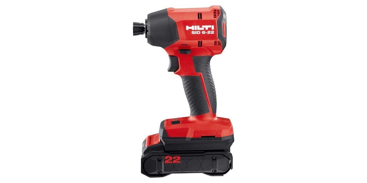 NURON SID6-22 cordless impact driver on display
