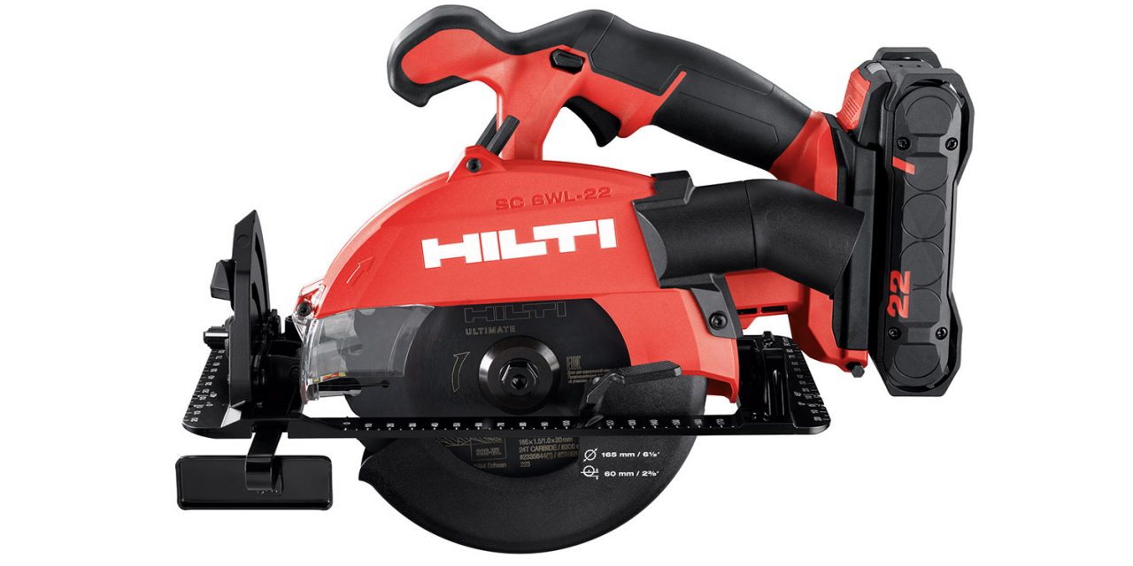 SC 6WL-22 cordless circular saw on display