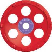 SPX Epoxy Diamond Cup Wheel (For DG/DGH 150) Ultimate diamond cup wheel for the DG/DGH 150 diamond grinder – for removing thick coatings such as epoxy