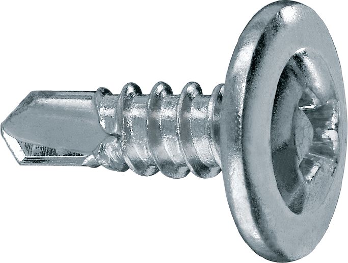 S-DD 03 Z 02 Interior metal framing screw with wafer head (zinc-plated) for fastening stud to track