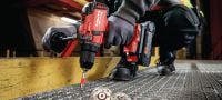 S-BT-GF HL Threaded stud Threaded screw-in stud (multilayer coated carbon steel – corrosion protection comparable to HDG) for grating and multi-purpose fastenings on steel in mildly corrosive environments. Compatible with Hilti MT installation channels Applications 2