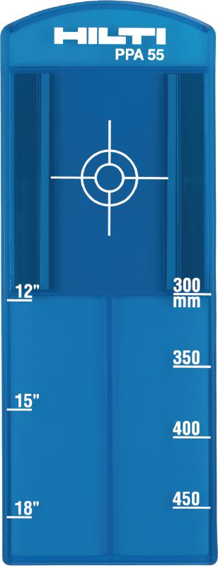 Target plate PPA 55 (CM/IN) 
