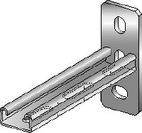 MQK-21-R bracket Stainless steel (A4) C-Channel bracket for medium-duty applications