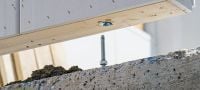 HCW-L wood connector HCW-L tensile load wood connector for assembling prefabricated timber structures – part of our faster more efficient wood connector system Applications 1