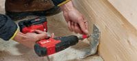 S-WCP-Z Structural timber screw, countersunk head with partial thread Timber screw with countersunk head and partial thread offers secure and convenient fastening in wood with an attractive finish Applications 1