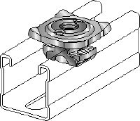 MQA-R Pipe clamp saddle Stainless steel pipe clamp saddle for connecting threaded components to MQ strut channels