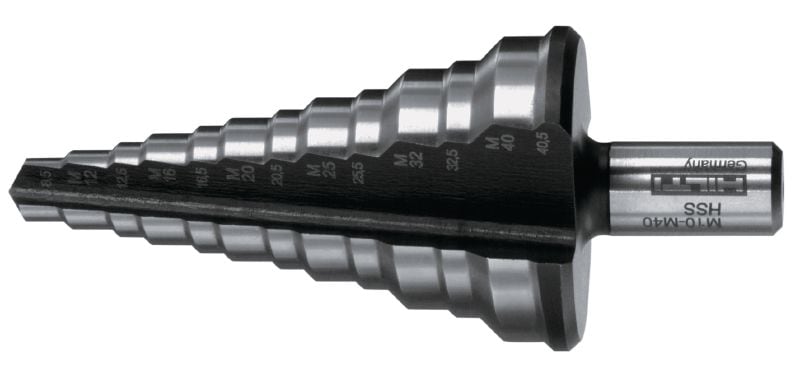 HSS SB Step drill bit Stepper bit for drilling or enlarging holes of different sizes in metal