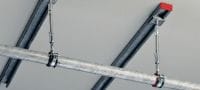 MPH swing hanger Galvanised swing hanger for medium-duty heating and refrigeration applications Applications 1