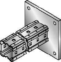 MIC-C90-DH Hot-dip galvanised (HDG) bracket for heavy-duty connections to concrete
