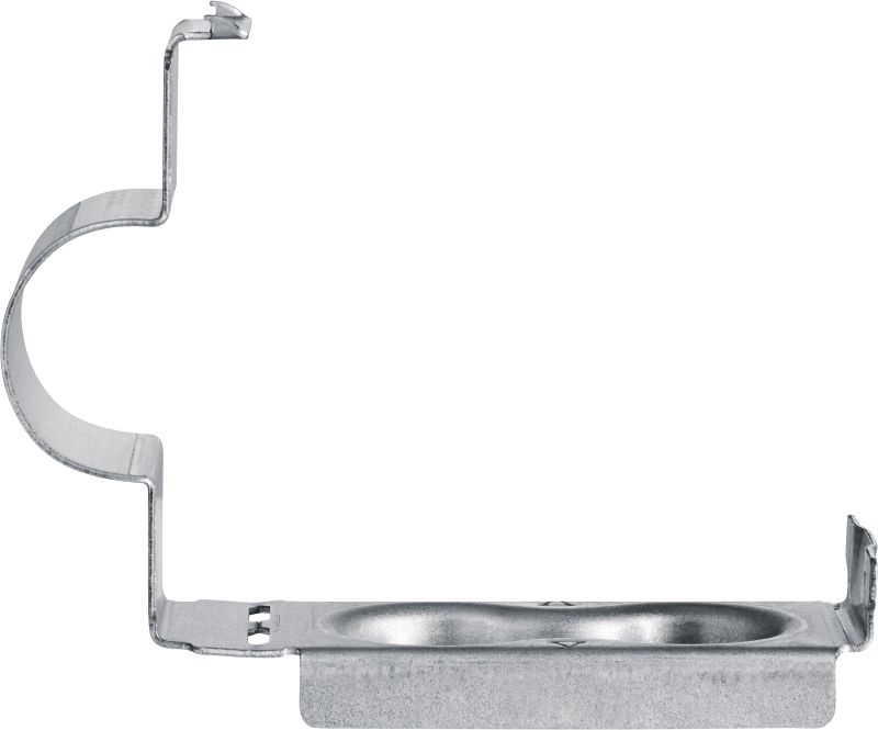 X-SC-FE MX Distance saddle clip Fire-resistant conduit fastener for installing metallic conduits on concrete walls and ceilings with direct fastening tools and collated nails