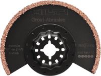 Multitool grout blade Carbide grout removal blade for the oscillating multitool, for cutting grout and mortar