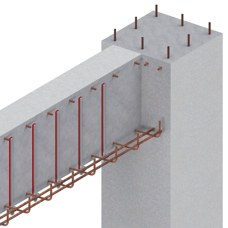 HIT-Shear strengthening kit Structural strengthening kit for shear deficient concrete, including HIT-RE 500 V4 epoxy mortar and installation instructions Applications 1