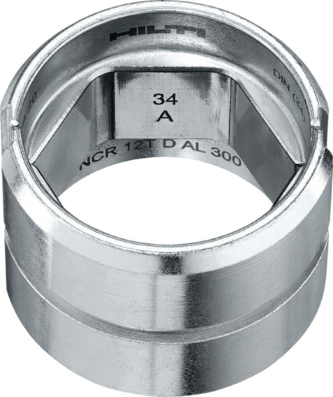12T DIN dies for aluminium 12-Ton DIN dies for aluminium lugs and connectors up to 300 mm²