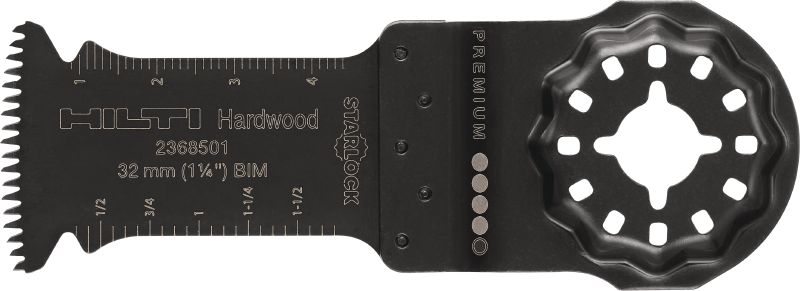 Multitool hardwood plunge cut blade BiM plunge cutting blade for the oscillating multitool, for plunge cuts in hardwood, laminate, plasterboard and chipboard