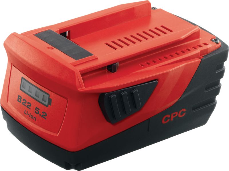 Hilti Lithium-Ion Battery 12-Volt 2-LED Lights Cordless Rechargeable Black
