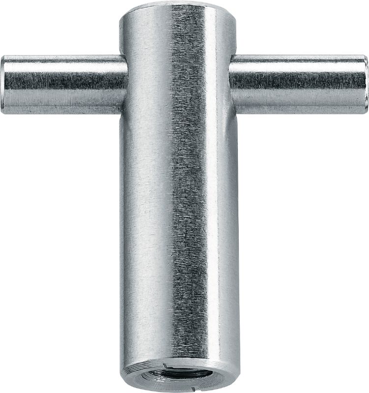 HCX-R cast-in socket (stainless steel, A4) Stainless steel cast-in socket for fastening louvres and cladding to concrete, MEP services, or access walkways for tunnels in highly corrosive environments