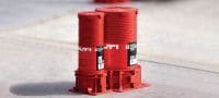 CFS-CID Firestop cast-in device One-step firestop cast-in solution for pipe floor penetrations Applications 2