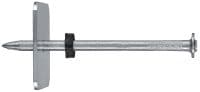 X-C P8S Masonry nails with washer Premium single nail with steel washer for fastening to concrete using powder-actuated tools