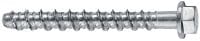 HUS-HR 6/8/10/14 Concrete screw anchor Ultimate-performance screw anchor for quicker permanent fastening in concrete (A4 stainless steel, hex head)