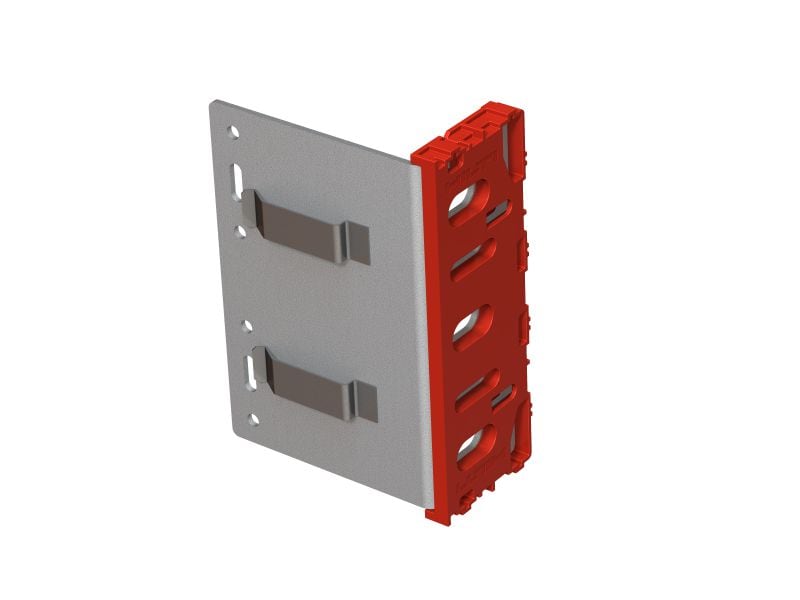 MFT-VSI L Brackets Large stainless steel brackets with pre-mounted isolator for installing ventilated façades on buildings with high thermal efficiency and fire compliance requirements