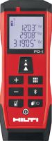 PD-I Laser meter Robust laser meter with smart measuring functions and Bluetooth® connectivity for interior applications up to 100 m / 330 ft
