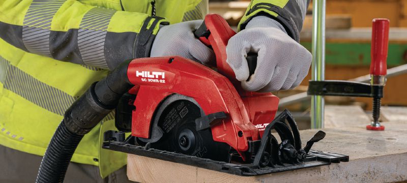 Nuron SC 30WR-22 Cordless circular saw Cordless circular saw with extreme cutting depth range for precise cuts up to 70 mm│2-5/8 depth (Nuron battery platform) Applications 1