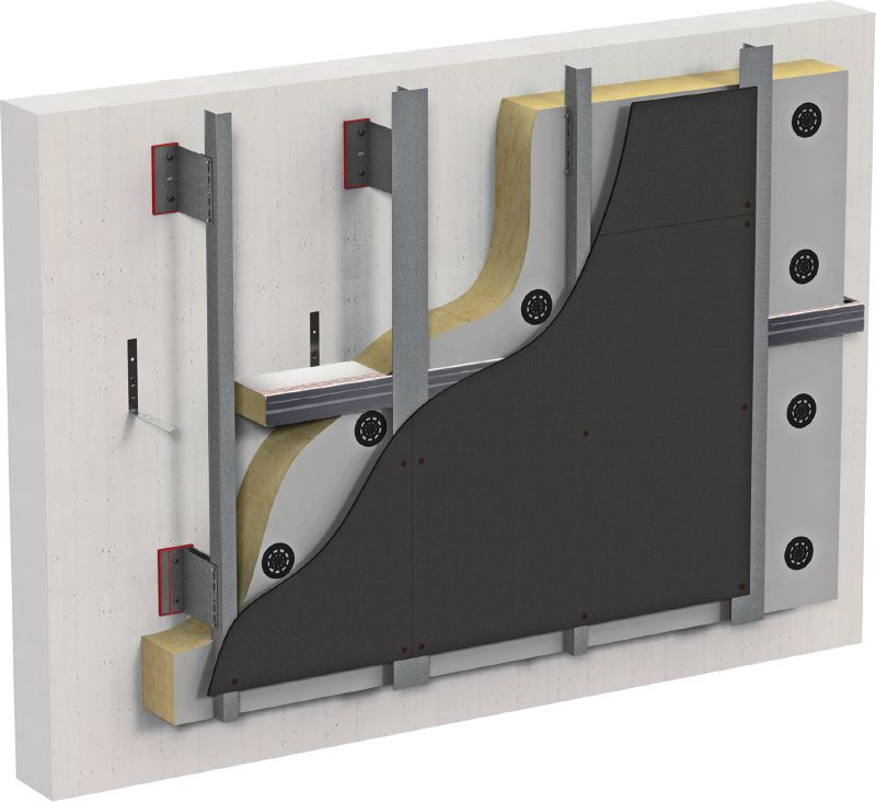 CP 674 V Fire cavity barrier (ventilated) Pre-formed intumescent fire cavity barrier for ventilated façades Applications 1