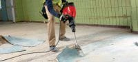 TE 1000-AVR TE-S demolition hammer Versatile breaker for demolishing or chiseling floors and occasional wall applications (with universal power cord) Applications 3