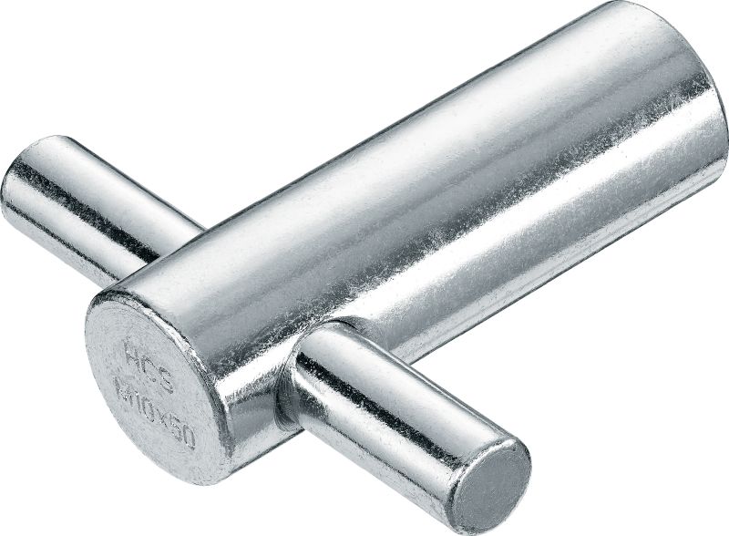 HCX-R cast-in socket (stainless steel, A4) Stainless steel cast-in socket for fastening louvres and cladding to concrete, MEP services, or access walkways for tunnels in highly corrosive environments