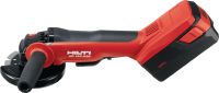 AG 125-A36 Cordless angle grinder Powerful 36V cordless angle grinder (brushless) for cutting and grinding with discs up to 125 mm