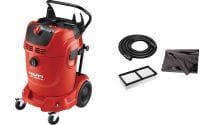 VC 60M-X M-Class dust extractor Very powerful dust extractor for connection with power tools and jobsite clean ups (wet & dry), 60l tank