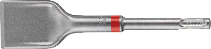 TE-CX SC Scaling chisels (one sided) Self-sharpening SDS Plus (TE-C) scaling chisels for scraping away weld spatter, formwork seepage and other residues (one-sided cutting edge)