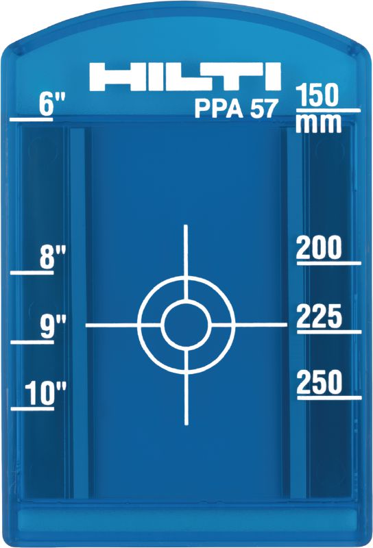 Target plate PPA 57 (CM/IN) 
