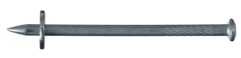 PN Hand-drive concrete nails with washer Concrete nail with steel washer for use with the BD 1 hand-drive tool
